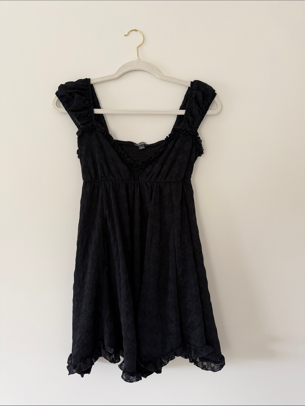 Wild Fable Black Ruffled Summer Dress
